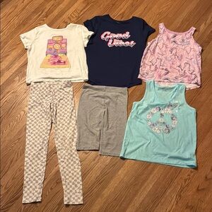 Assorted Tees and Tanks and Leggings/Shorts